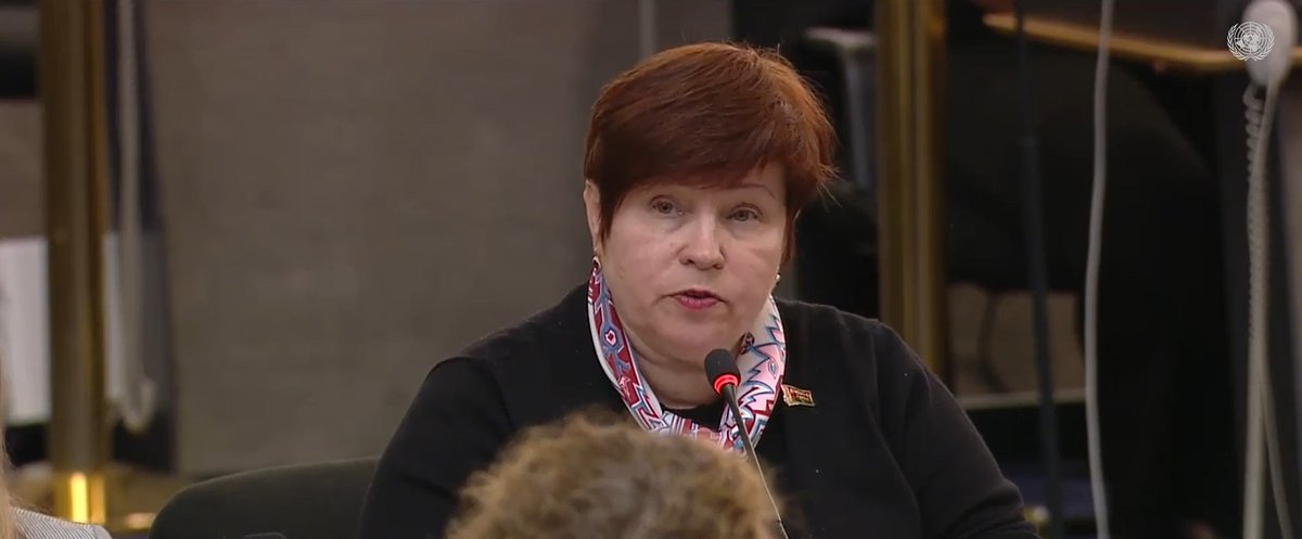 At the 76th Session of #UNHCR #ExCom 🇧🇾PR Belskaya noted that #Belarus has faced EU border issues for 5 years: no dialogue, blocked cooperation, fences, &amp; violent pushbacks of migrants, violation of human rights. 80+ deaths were documented due to our Western neighbours' actions