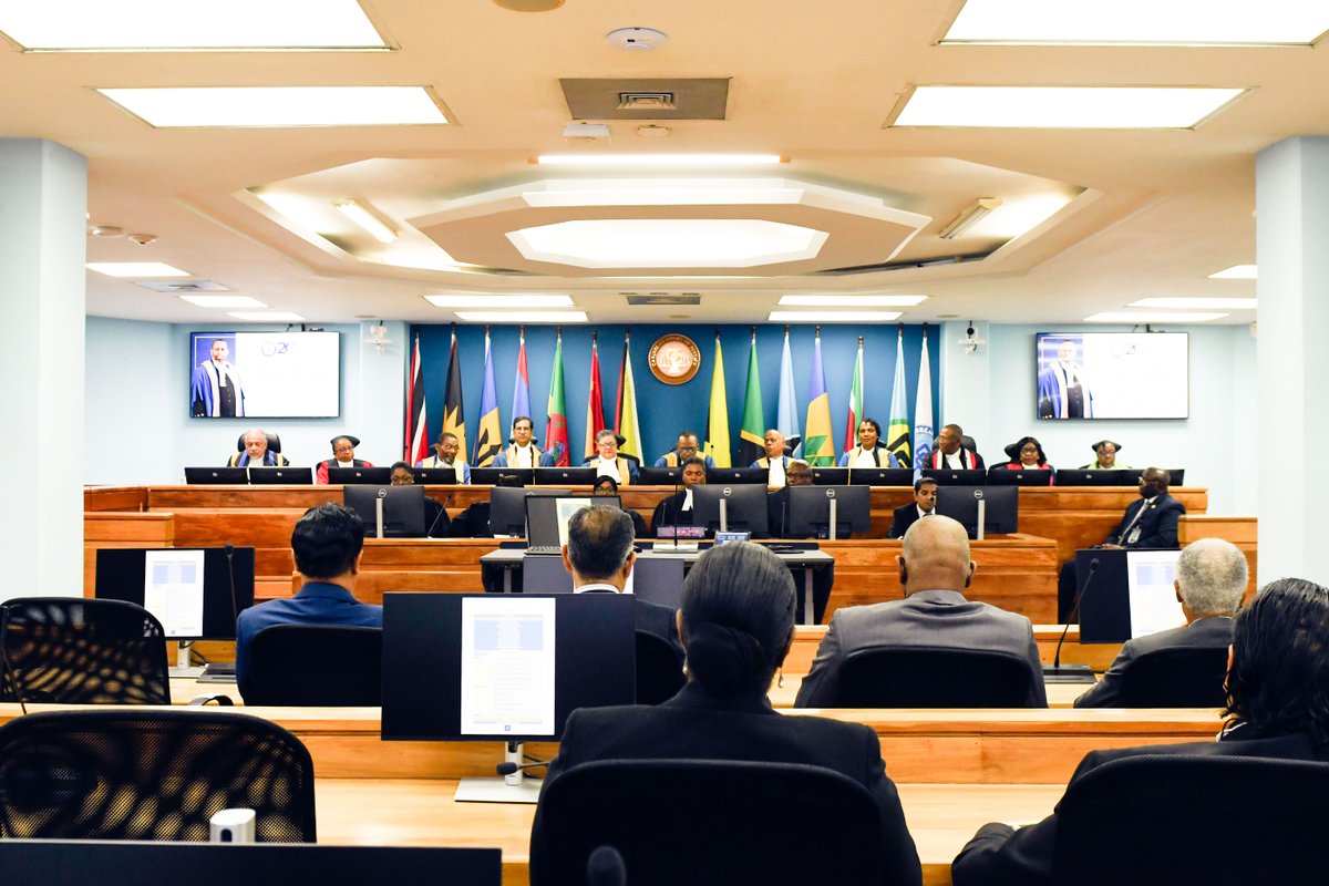 Yesterday, the #CaribbeanCourtofJustice held a Special Sitting to commemorate the inauguration of the Hon. Mr Justice Winston Anderson. You can access the media release using this link: loom.ly/lG-hUGk and view the sitting using this link: loom.ly/rKcApgI.