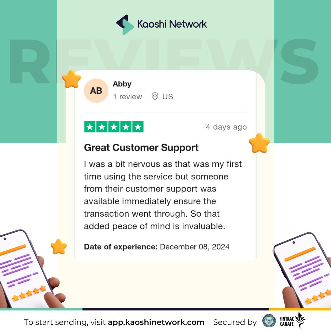 Adding Peace of Mind to every transaction!

Delivering exceptional service that makes you feel confident and supported with every transaction, that's the mission, and it's possible. 

Visit Kaoshinetwork.com to get started now. 

#TestimonialTuesday #PeaceOfMind