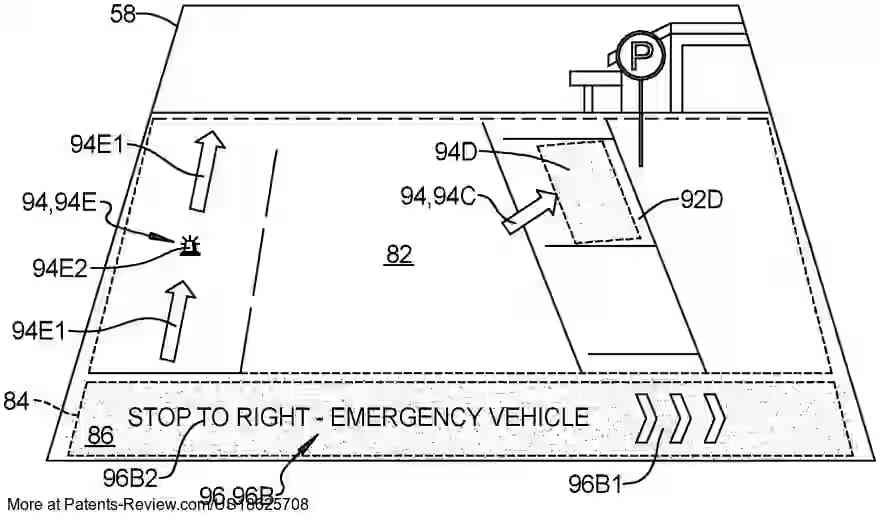 PatentPulse's tweet image. 🚗 #AutomotiveInnovation alert! A new patent grant, #US18625708B1 by #GM, introduces a dual head-up display system. This tech integrates on-board sensors, a wireless communication module, and a driver monitoring system to enhance parking assistance. 
  
The system identifies