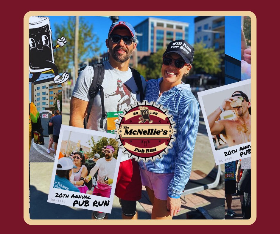 FINAL PRICE INCREASE ALERT! Register before TOMORROW NIGHT to save! 20 years in the making… drinking, walking, &amp; running! Let’s make this Pub Run the biggest one yet! Grab your spot now!
runsignup.com/Race/OK/Tulsa/…