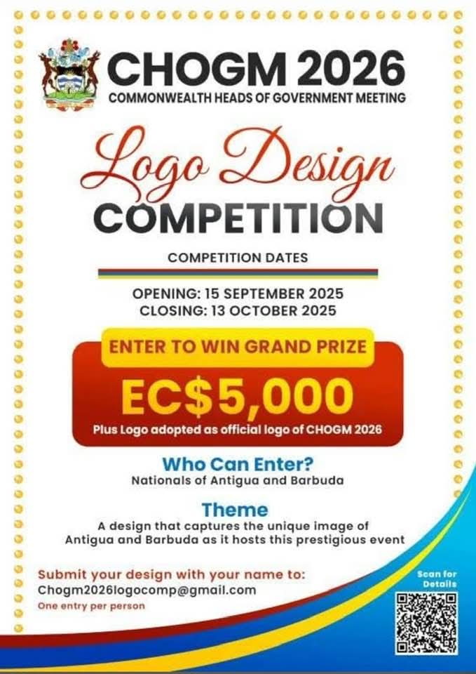 Commonwealth Heads of Government 2026 (CHOGM 2026) Logo Design Competition. 

#gisantiguabarbuda