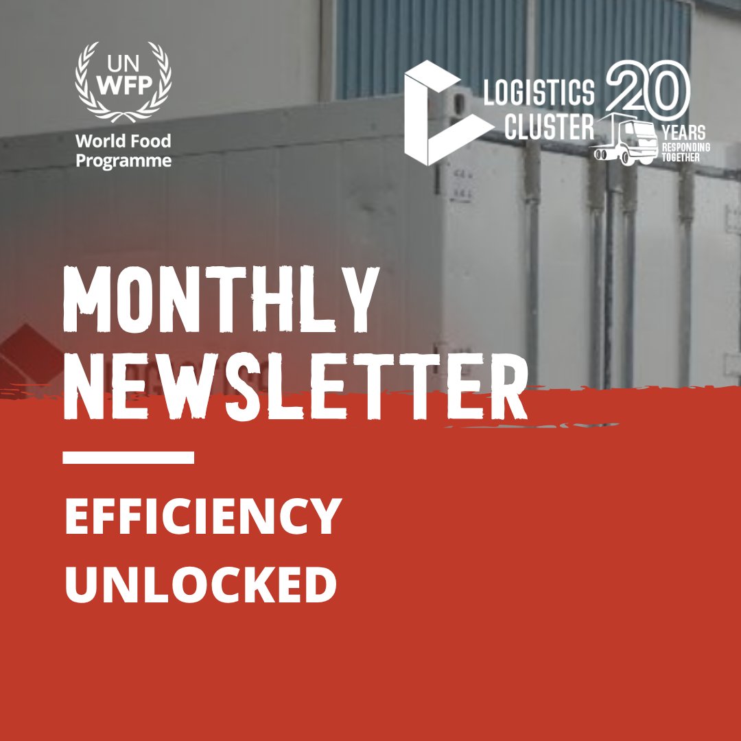 logcluster's tweet image. 🚨 The latest #LogisticsCluster Monthly is out!
Efficiency Unlocked 💡
📌 Highlights:
🔹 New Global Coordinator
🔹 🇵🇰 & 🇦🇫 Local Response
🔹 Logistics Cluster App
🔹 @UNmigration partnership in #SouthSudan
🔹 20 years of impact – #Syria in focus
👉 logcluster.org/en/logistics-c…