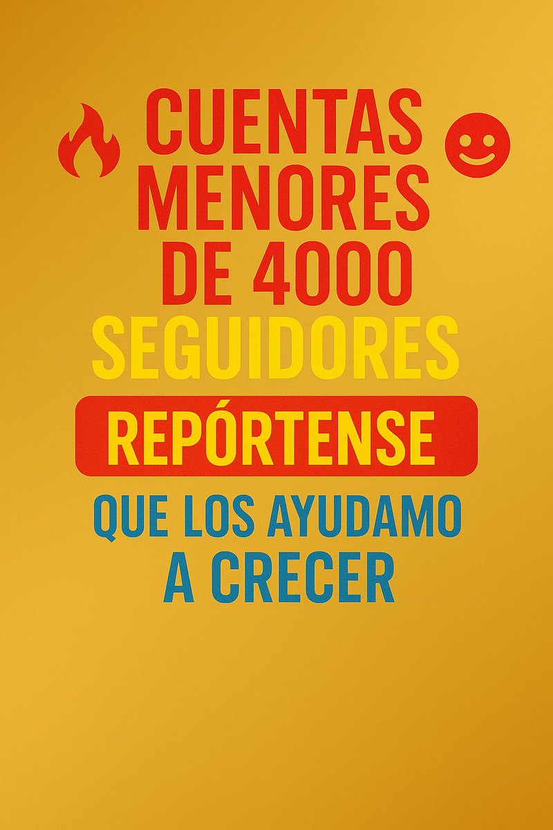 El crecimiento en X no es una carrera en solitario.

Es un camino de apoyo mutuo.

👉 Si me sigues, te sigo.

🤝 Sin dejar de seguir.

Aquí construimos comunidad, no números vacíos.

#SiguemeYTeSigo

#Colombia

#mexico