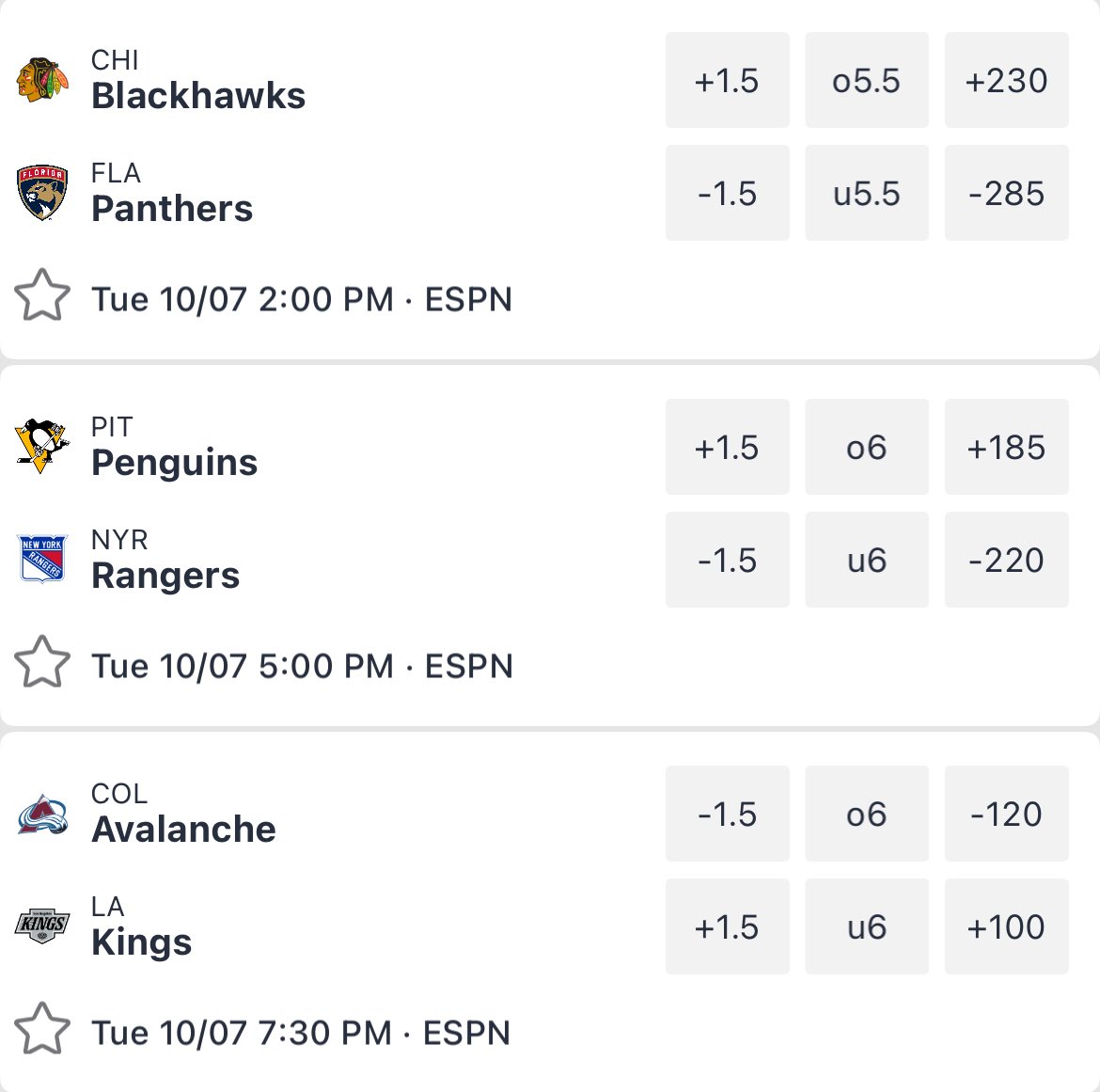#NHL is here boys 🏒🏒🏒