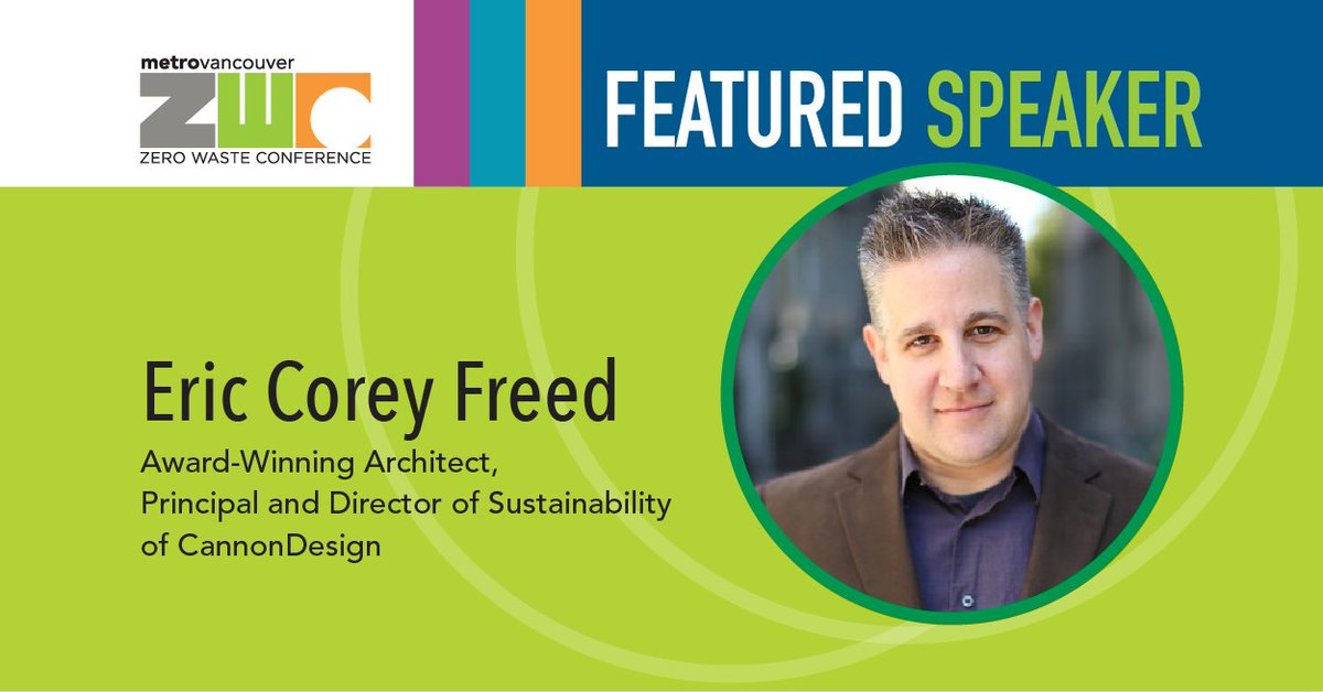 National Zero Waste Council (@nzwc_ca) on Twitter photo 🎙️ ZWC speaker spotlight!
Thrilled to welcome <a href="/ericcoreyfreed/">Eric Corey Freed</a>, Principal and Director of <a href="/CannonDesign/">CannonDesign</a>, to the #ZWC stage! He joins our closing keynote on how tech, design & circular thinking can reshape the future.
🗓️ Nov 27
🎟️ ow.ly/NFwl50X5Ttu 🎙️ ZWC speaker spotlight!
Thrilled to welcome <a href="/ericcoreyfreed/">Eric Corey Freed</a>, Principal and Director of <a href="/CannonDesign/">CannonDesign</a>, to the #ZWC stage! He joins our closing keynote on how tech, design & circular thinking can reshape the future.
🗓️ Nov 27
🎟️ ow.ly/NFwl50X5Ttu