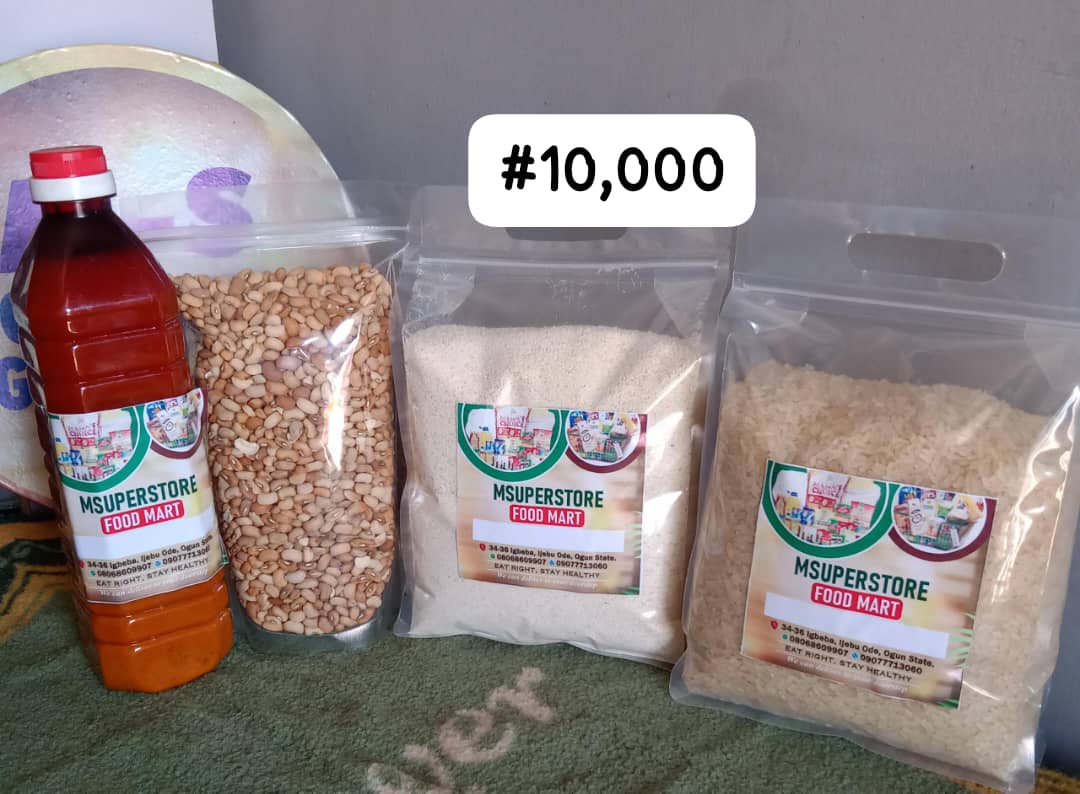 Msuperstore_'s tweet image. Times are tough, but I’m still pushing my business with hope and prayers 🙏
Please patronize or help share my business post.
Every order counts, thank you for supporting a hardworking small business owner ❤️

All foodstuffs available for immediate pick-up n delivery 

Ijebu-ode.