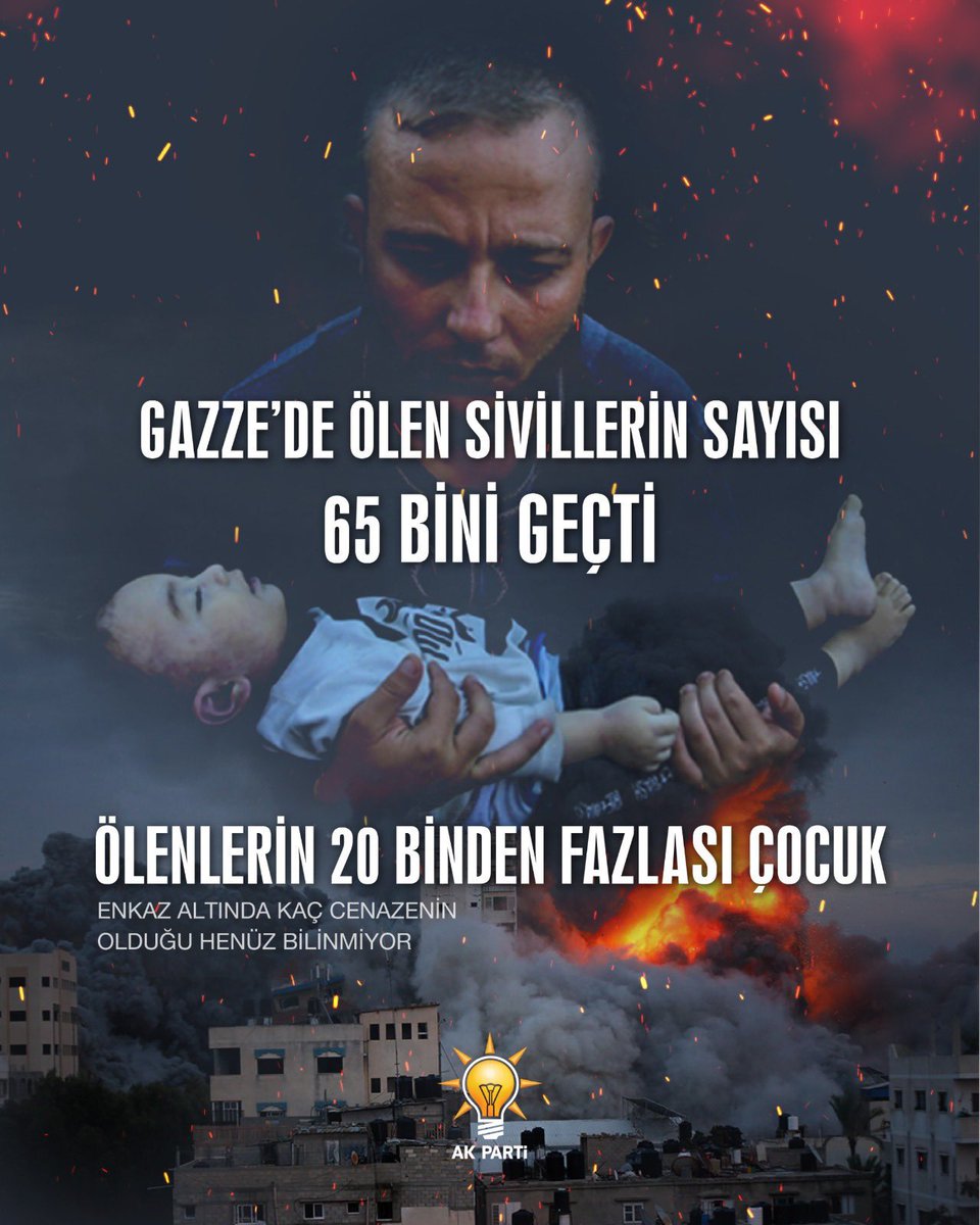 ceydaerenler's tweet photo. Gazze’de iki yıldır sistematik bir soykırım yürütülüyor. Kadın, çocuk, yaşlı demeden gerçekleştirilen saldırılar, insanlığın vicdanında derin yaralar açıyor.

Dünyanın sessizliği, mazlumların acısını hafifletmiyor. Ancak biz, suskunluğun değil, adaletin sesi olmayı sürdüreceğiz.

Türkiye olarak, nerede bir zulüm varsa orada hakkın ve insanlığın yanında durmaya devam edeceğiz. Filistin halkının onurlu direnişi, tüm insanlığın davasıdır.

#GazzeYalnızDeğildir 🇹🇷🇵🇸
#BitmeyenSoykırımGazze