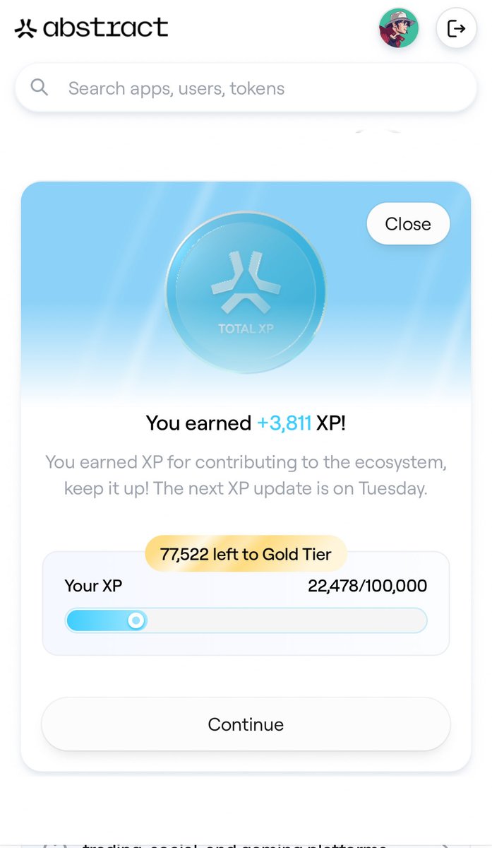 JoshuaZuzunaga's tweet image. Happy XP Day 🎉

@AbstractChain ✳️