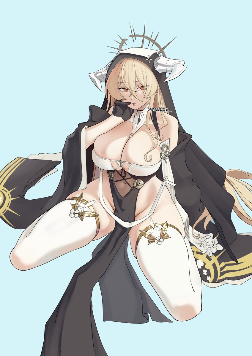 dekura_'s tweet image. HMS Implacable.
quitted the game long time ago. this won't stop me drawing holy thighs.
I hope you like it.