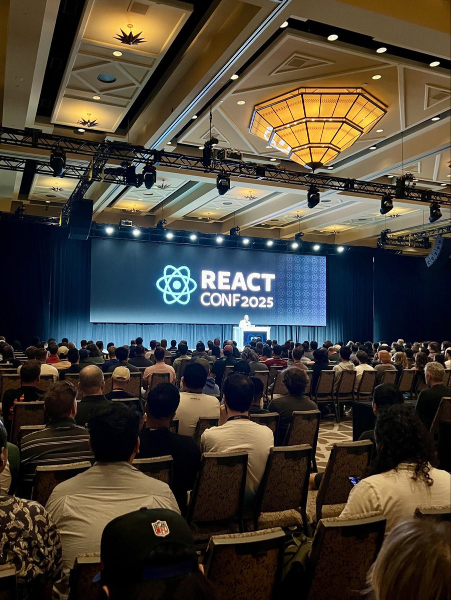 thymikee's tweet image. Time to start React Conf 2025 🚀
