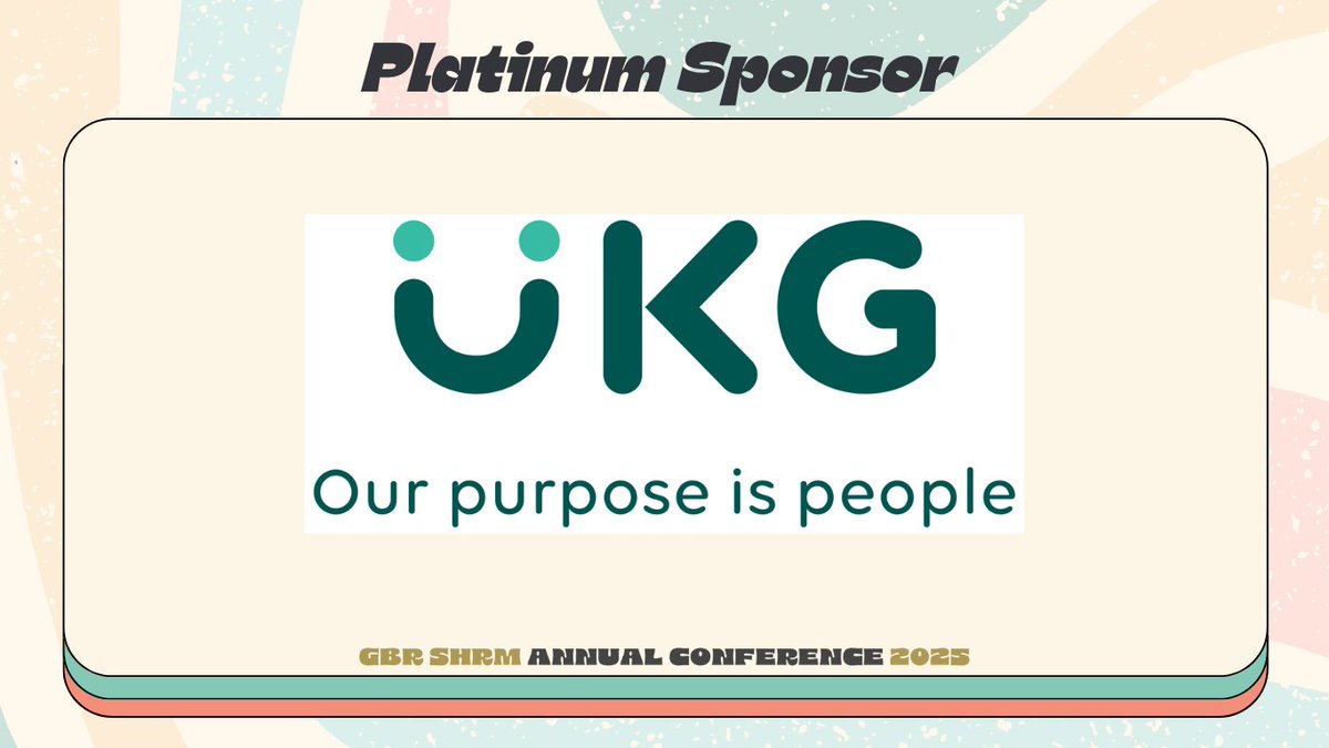 Thank you to <a href="/UKGInc/">UKG</a> for their support of our 2025 Annual Conference as a Platinum Sponsor! Find out how your organization can partner with us: gbrshrm.wildapricot.org/event-6190831. #GreatestHits2025 #HRProfessionals #SHRM