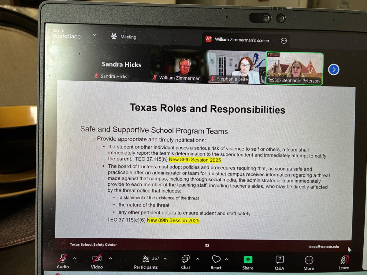 Did you know? <a href="/TxSchoolSafety/">TxSSC</a>