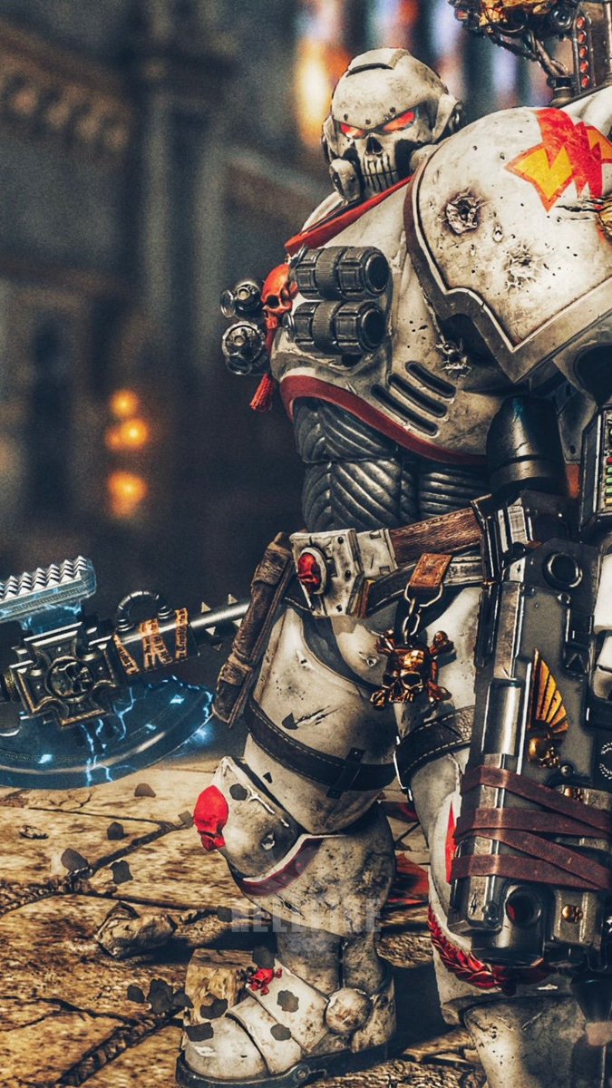 506Hellfire's tweet photo. Wednesday Wallpaper 🔥
White Scars — Mobile edition. 📱

#SpaceMarine2 #Warhammer40k #whitescars40k #Hellfire506 https://t.co/L34cBXeloP