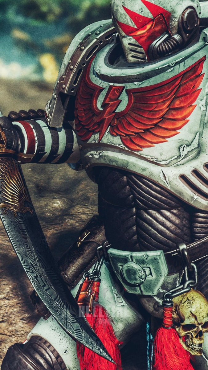 506Hellfire's tweet photo. Wednesday Wallpaper 🔥
White Scars — Mobile edition. 📱

#SpaceMarine2 #Warhammer40k #whitescars40k #Hellfire506 https://t.co/L34cBXeloP