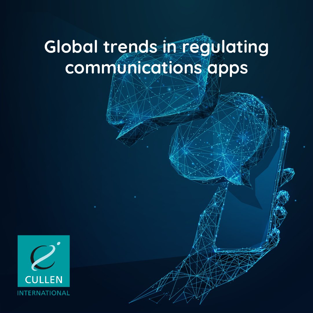 CullenInt's tweet image. 💬Only 4 of 14 jurisdictions worldwide require a licence for communications #apps, according to our latest #GlobalTrends benchmark, which explores global regulatory debates on these apps — from licensing to interoperability &amp;amp; law enforcement access

▶️  zurl.co/FIrgM