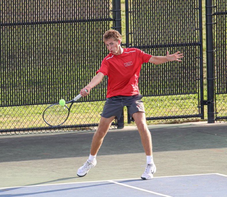 ChuckFreeby's tweet photo. Interesting storyline at tonight’s @NWP_Athletics tennis regional 

Three cousins on three different teams — Tristan Keiser of @Goshen_Tennis, Josh Weaver of @The_Pennant and @BrodieHershber1 of @concord_tennis — will all be in action.

It’s truly a Family Feud. https://t.co/SbcMOd0lcJ