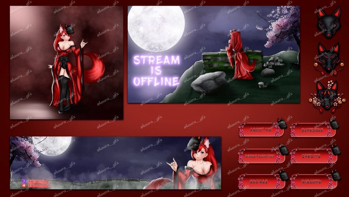 My commissions are open so if anyone looking for a dope graphic artist/designer for your twitch stuff feel free to hit my DM's &amp; book your slots asap!😍💫

#TwitchStreamers #twitch #kick #live #streamergirl #gamergirl #VTuber素材 #VTuberAssets #character #overlay #artist #artwork
