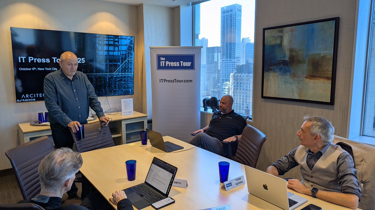 vmblog's tweet image. Starting the week out strong at the 64th edition of the @ITPressTour in New York. Great meetings so far with @arcitectamakers and @ExaGrid.
#ITPT