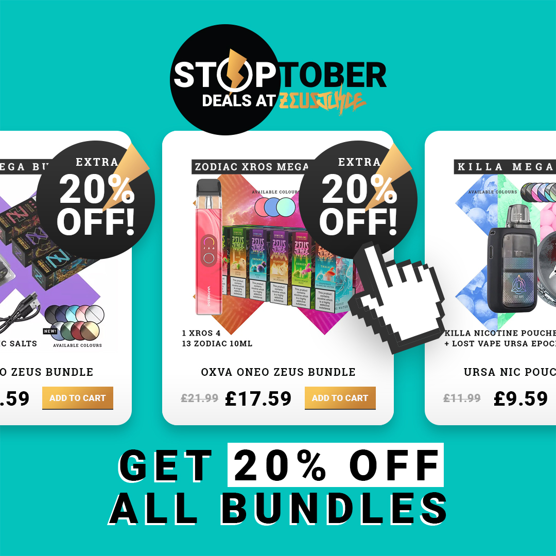 Final days to save! 🕒
20% OFF all bundles ends Sunday!
Upgrade, explore, or stock up... whatever your vibe, there’s a bundle for you 💥
zeusjuice.uk/bundles/⚡