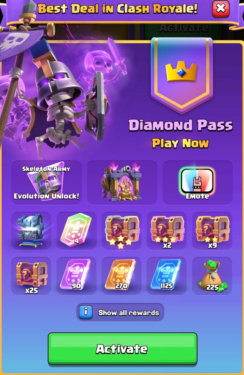 100x Pass Royale Giveaway for the New Season of Clash Royale! 

Winners Picked in 72 hours! 

To Enter: Follow, Retweet, and Comment: TOP2025 here!
