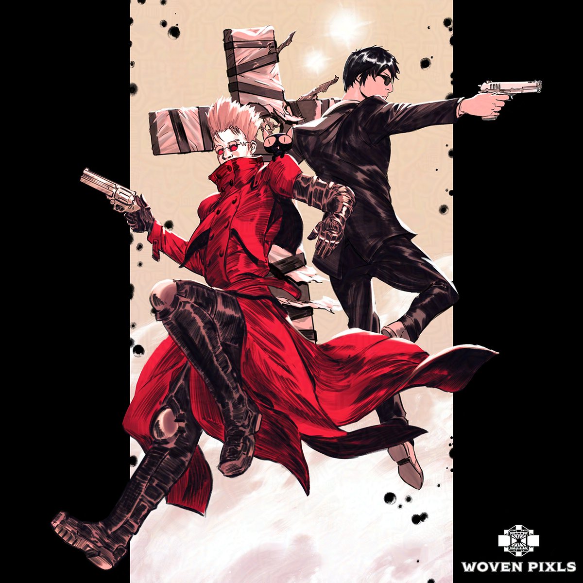 wovenpixls's tweet photo. "Two Typhoons," and "Insurance Girls." Two new designs up on my teepublic page. 

https://t.co/sSg5N78zy5 https://t.co/ygjeEmDPnq