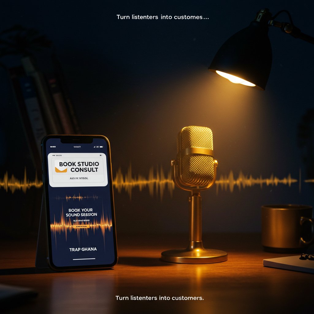 Radio_Adpeople's tweet image. Make your brand unforgettable before the day ends. TRAP Ghana builds sonic identities that drive action. 
Book a consult at trapghana.com fast.

 #TRAPGhana #AudioBranding #RadioJingles #EveningPitch