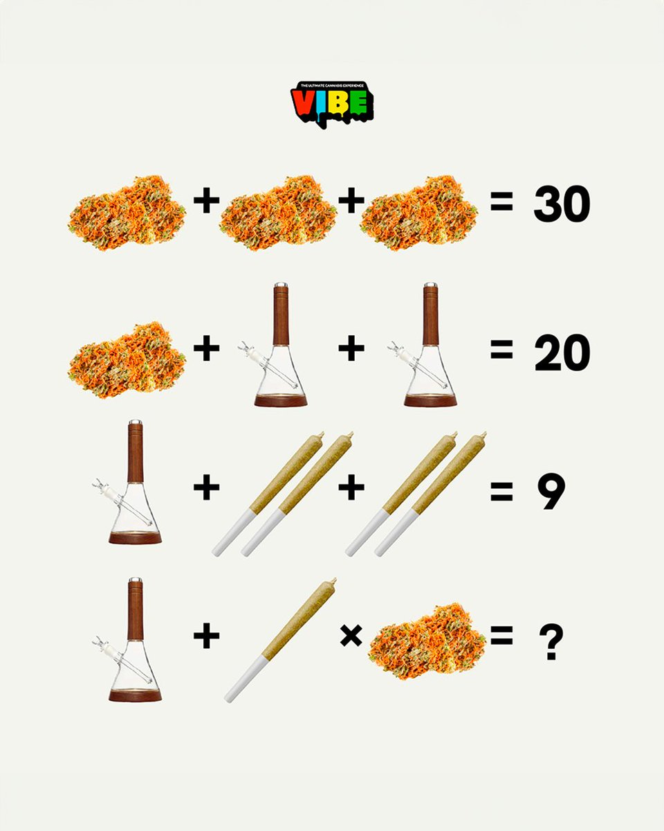 ItsVibe420's tweet image. Math was never this fun. 📷📷
#HighMath #StayVibin #DetroitWeed