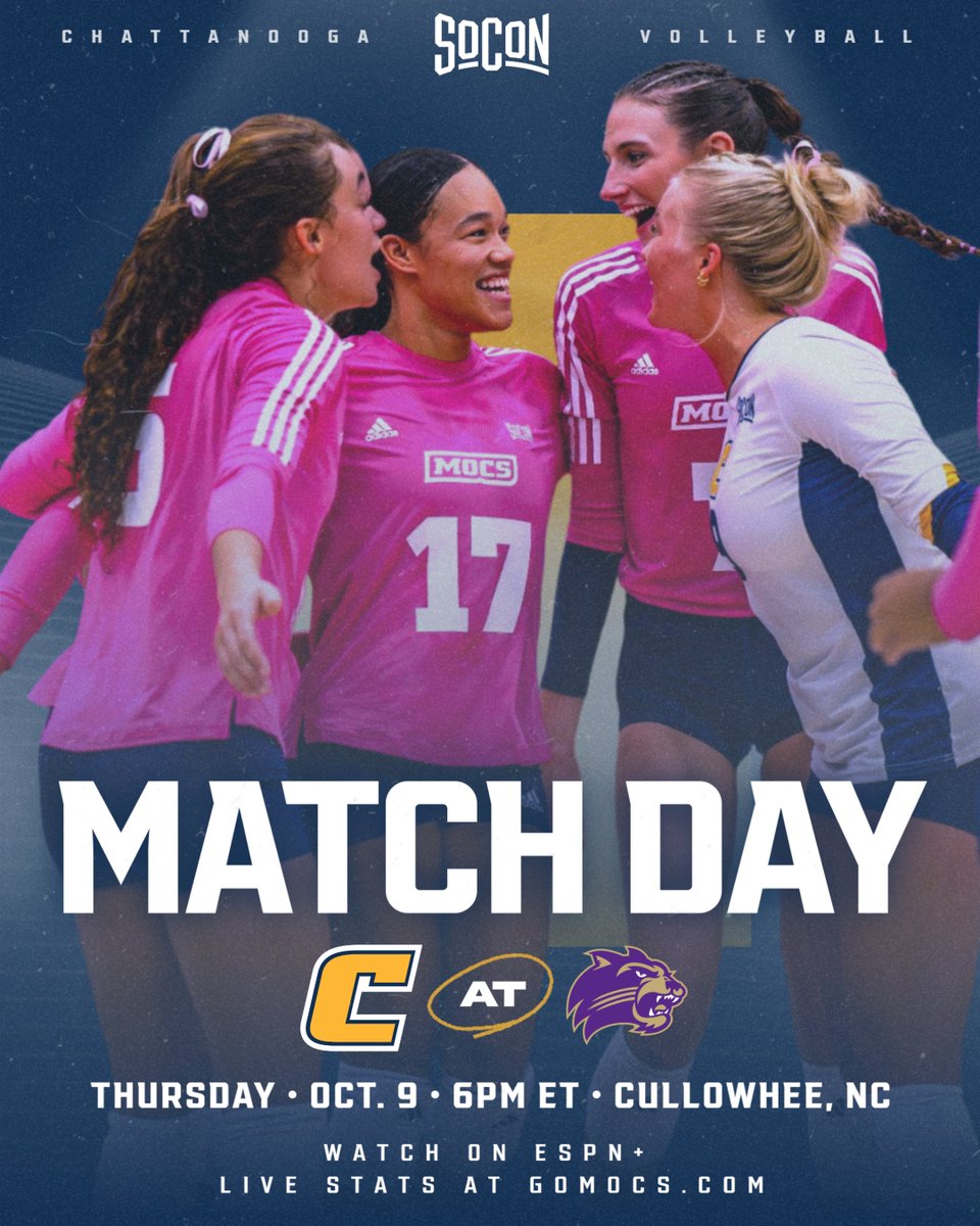 GoMocsVB's tweet image. MATCH DAY IN THE WHEE 😤
🆚 Western Carolina
⏰ 6 p.m. (ET)
📍 Cullowhee, NC (Ramsey Center)
🖥️ Watch on ESPN+
📊 Live stats at GoMocs.com
#GoMocs