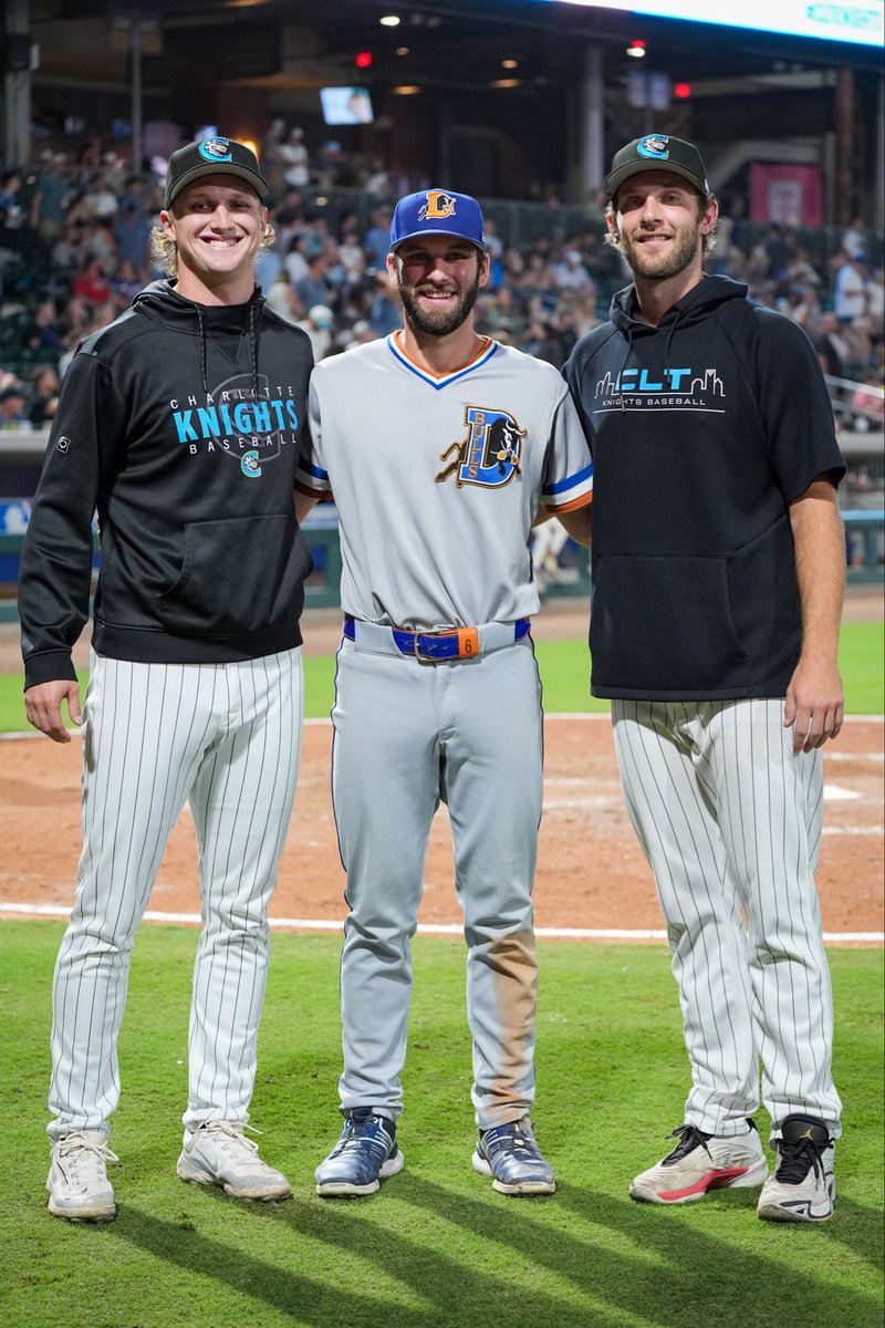 Great to see three former alumni playing against each other in AAA. #ProYotes #HowlYeah