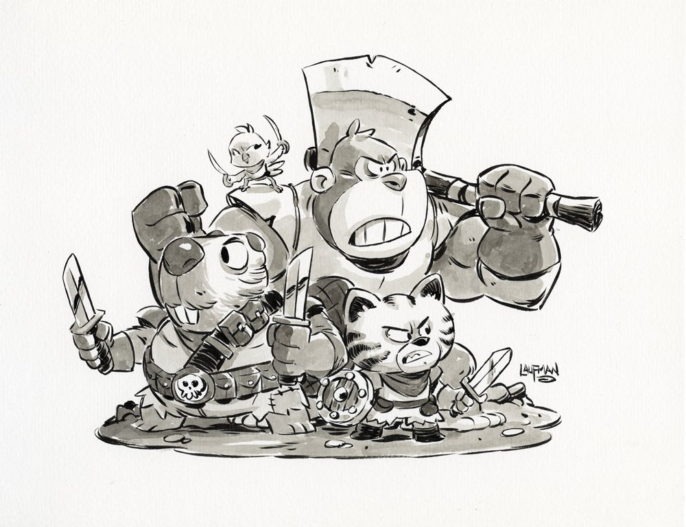 laufman's tweet photo. I sadly don’t have time for Inktober this year once again. But I’ll post some old favs from past years throughout the month. 

These are from 2019. #inktober https://t.co/agzNllhjpe