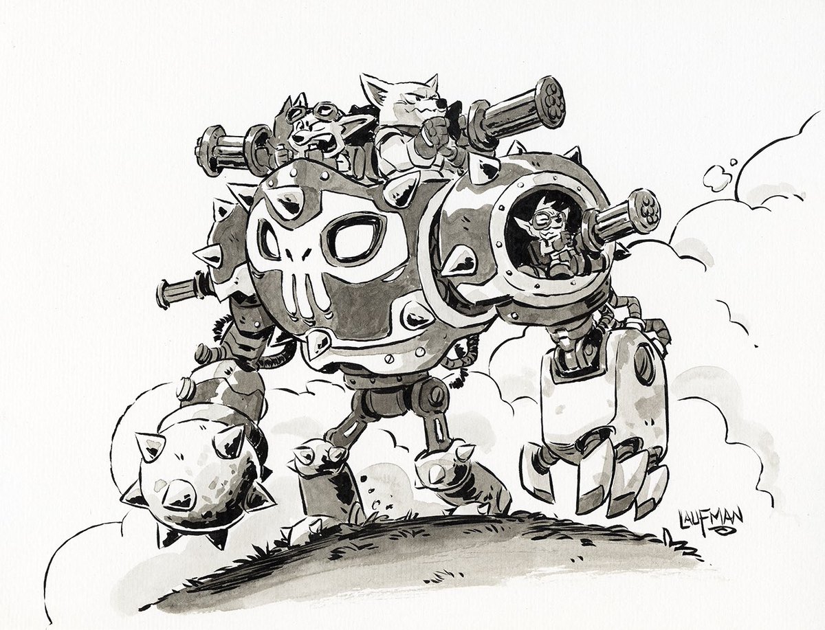 laufman's tweet photo. I sadly don’t have time for Inktober this year once again. But I’ll post some old favs from past years throughout the month. 

These are from 2019. #inktober https://t.co/agzNllhjpe