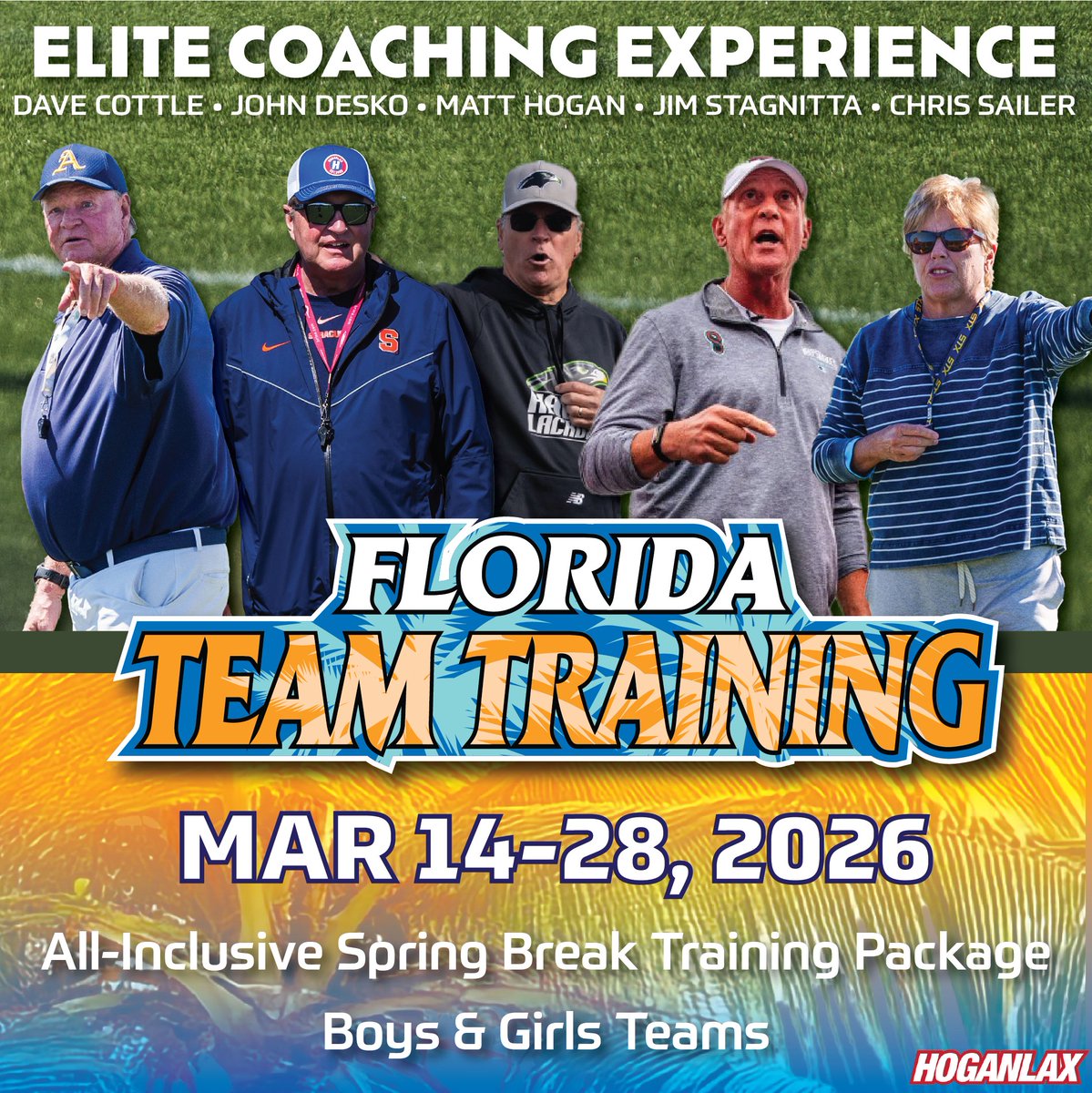 Florida in March? 🌴 Register your BOYS or GIRLS team for Florida Team Training 2026! hoganlax.com/teamtraining1/
