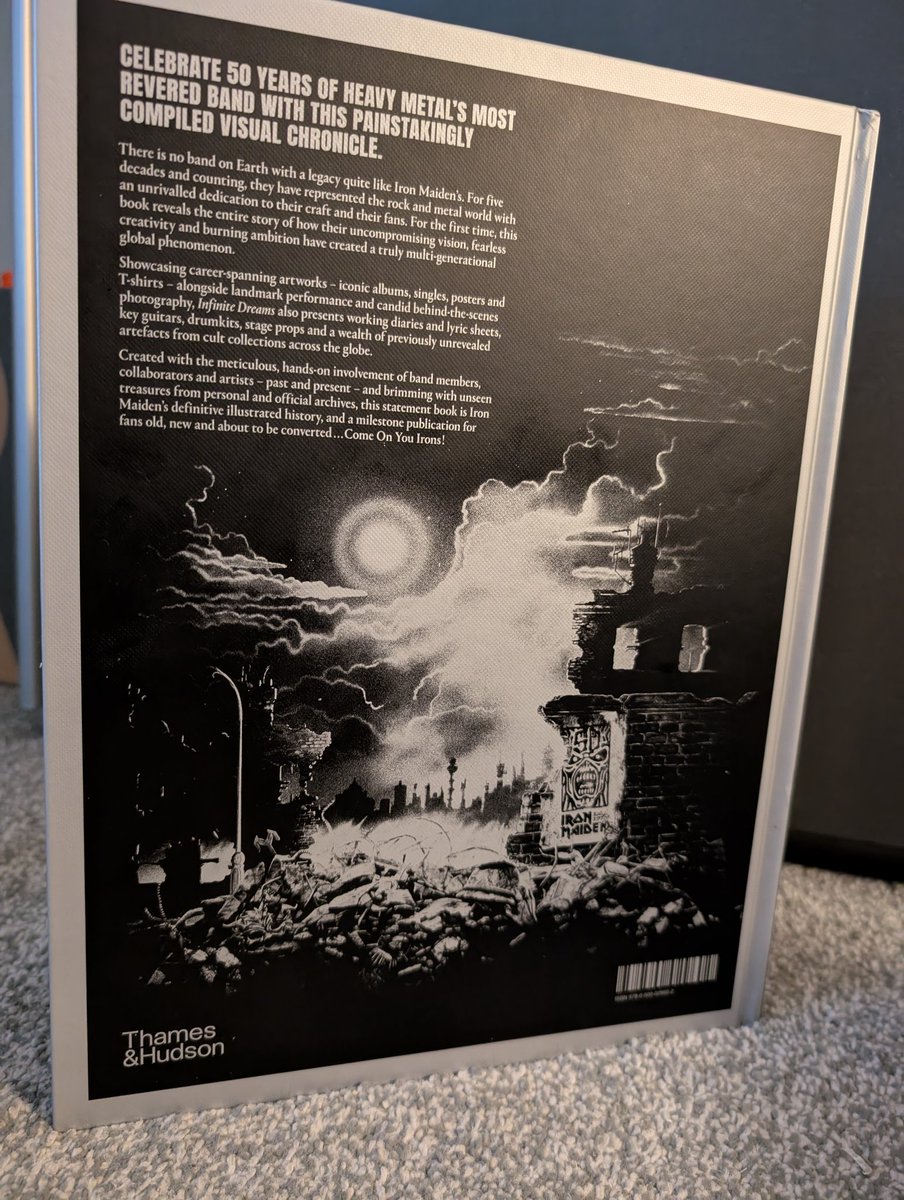 This one has been worth the wait. Iron Maiden "Infinite Dreams" book chronicling 50 years of the band.

Roll on the 666 Edition in November.