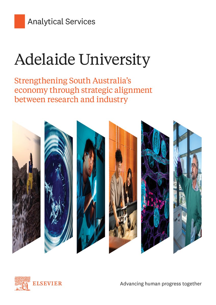 ElsevierConnect's tweet image. Elsevier and Adelaide University have released groundbreaking analysis to guide strategic university-industry alignment and power South Australia’s economic transformation.
🔗 Read more: spkl.io/6019AVRL7
