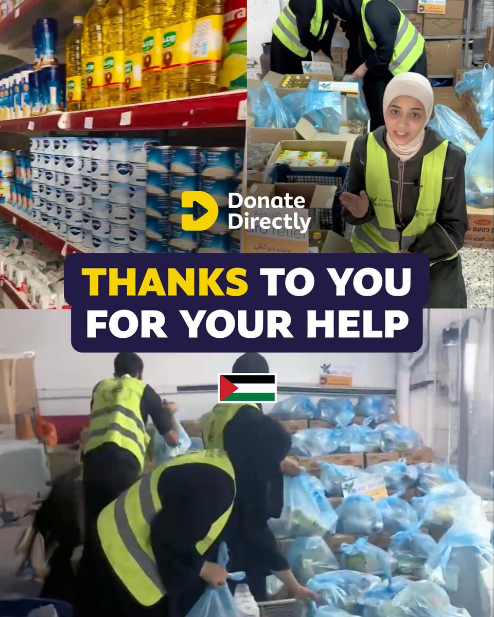 Donate_Directly's tweet image. Food for Gaza: Provide a Vital Food Box - £50

We’re delivering food across Gaza every single day.
No middlemen. No delays. Just direct aid where it’s needed most.

💛 Join today - shop.donatedirectly.com/products/food-…