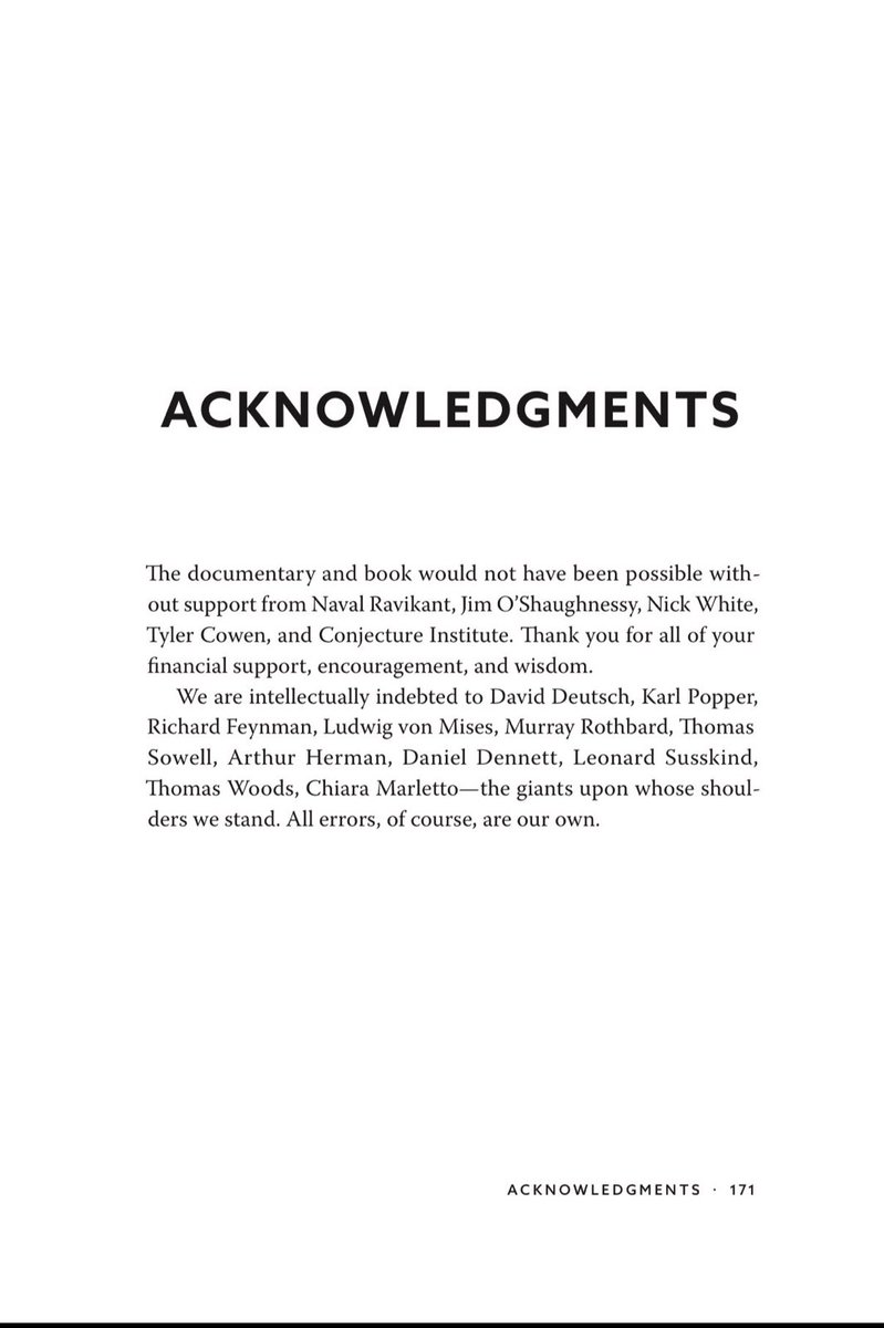 Acknowledgments page from Lords of the Cosmos featuring Nick White