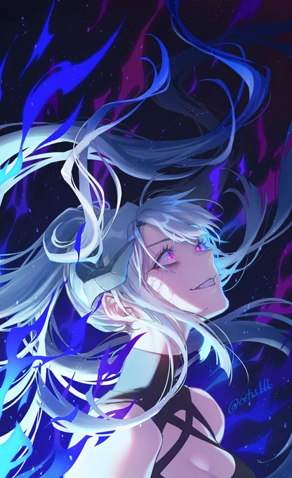 #見た人も無言で銀髪or白髪をあげる