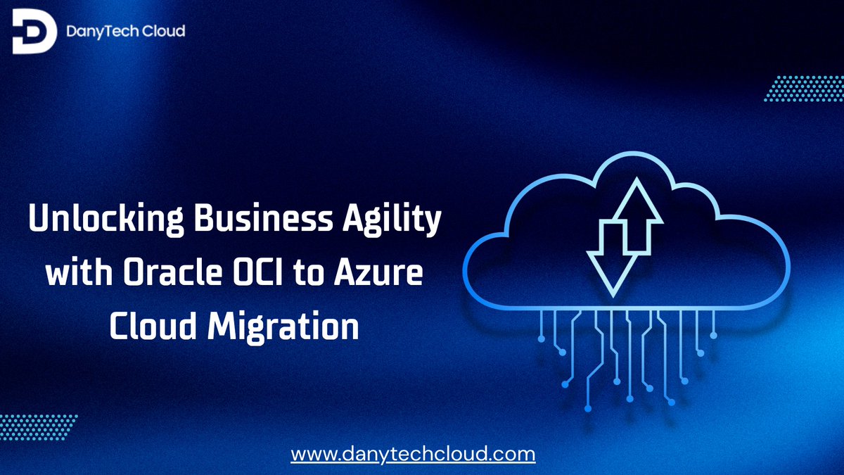 DanyTechCloud's tweet image. Ready to take your business to the next level? Discover how migrating to Azure Cloud with DanyTech Cloud can unlock new levels of agility for your organization.
Visit for more: danytechcloud.com
#businessagility #oracleoci #azurecloud #danytechcloud #migration