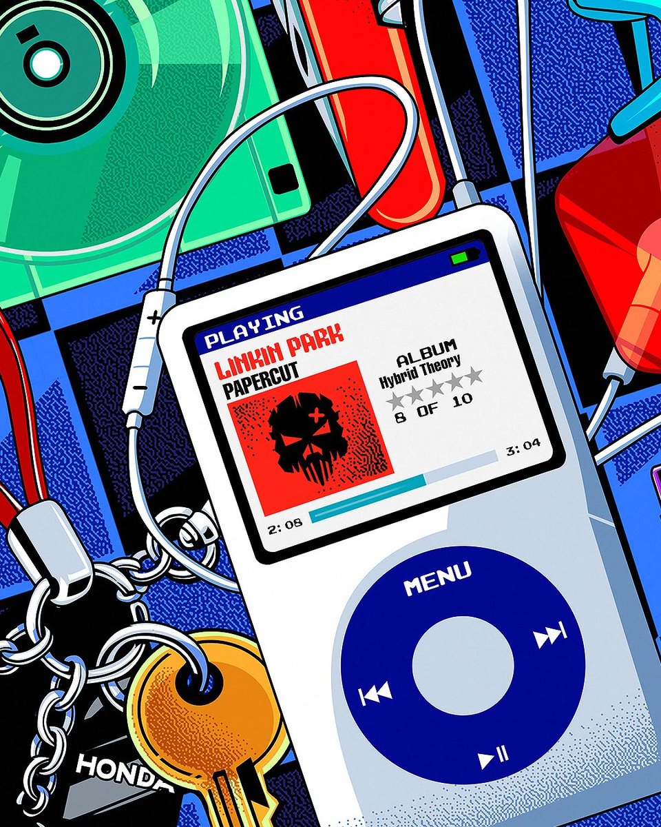 Nostalgic Y2K illustrations by Dale Lendl A.K.A <a href="/HeyMoonly/">HeyMoonly</a>.