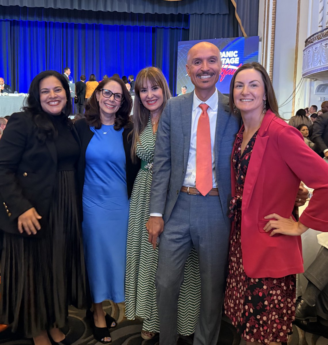 MetroCU's tweet photo. The Metro leadership team had a great time at El Mundo Boston’s Hispanic Heritage Month Breakfast! 🎉 It was a morning full of culture, connection & celebration!
#HispanicHeritageMonth #ElMundoBoston https://t.co/QmaXxBocs2