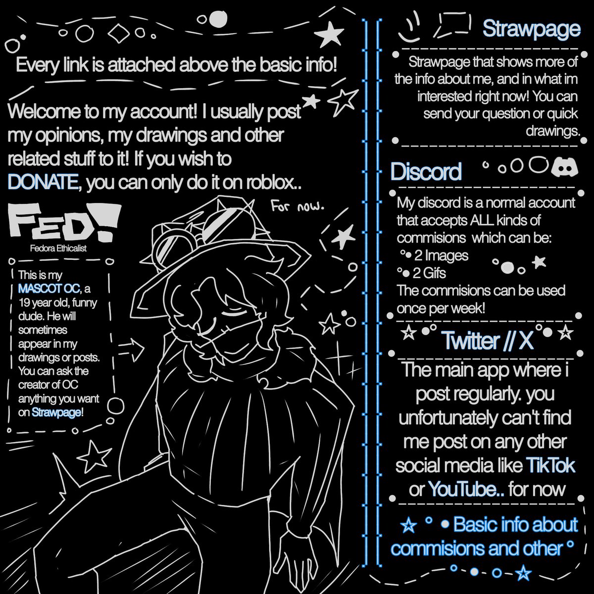 • fedora • tweet media