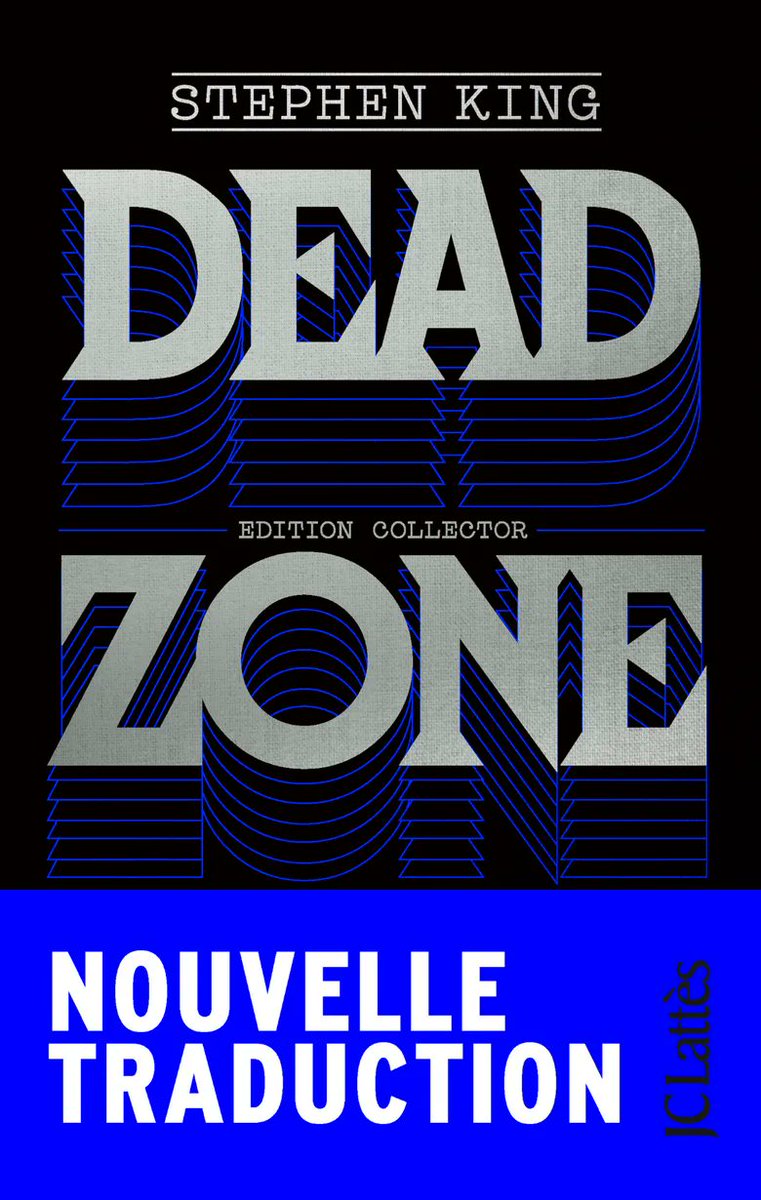 La couverture de la nouvelle traduction de #DeadZone, dans une édition collector, est connue ! 😍

📚 Parution chez JC Lattès le 5 novembre !

🔗 Infos et préco :  sking.fr/Deadzone-JCL