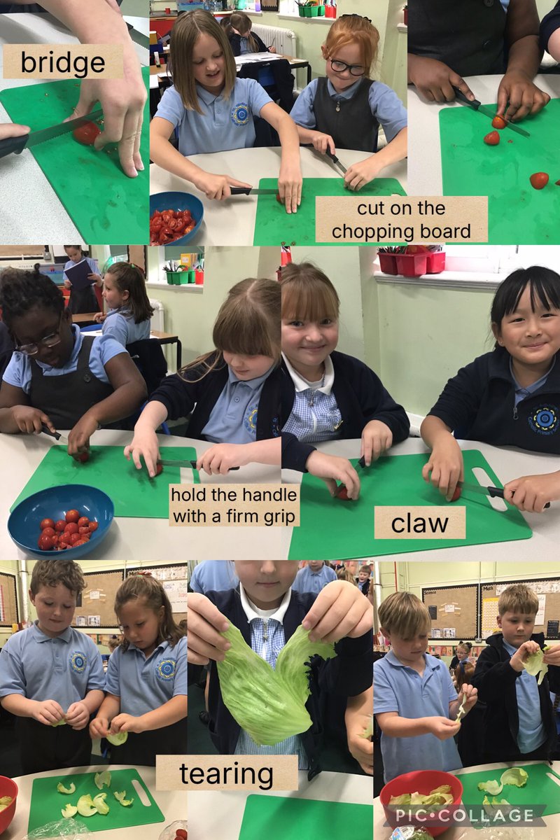StAugustinesCPS's tweet image. In DT this afternoon, Year 3 have been developing their cutting and peeling skills. They are able to identify equipment used for preparing some foods. #StAugustinesDT #StAugustinesHealthyEating @kapowprimary