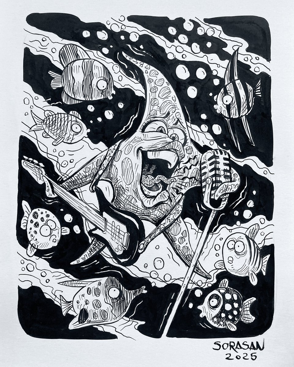 #Inktober2025
Day 7, Starfish
#Inktober