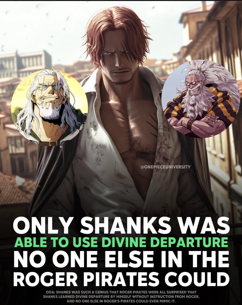 JAYVlSION's tweet image. #ONEPIECE1162
Shanks is the definition of built different