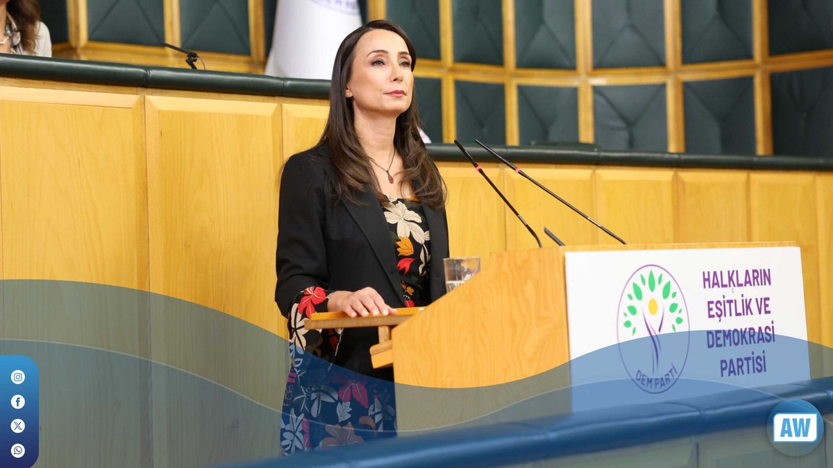 Hevseroka Giştî ya DEM Partî Tulay Hatîmogullari di koma parlamentoyê de anî ziman ku bi gav avetina Rêberê Gelê Kurd Abdullah Ocalan û Tevgera Kurd pêvajo hatiyê vê qonaxê û ji bo vê qonaxê derbas bike divê dewlet gavan bavêje.

ajansawelat.com/tulay-hatimogu…