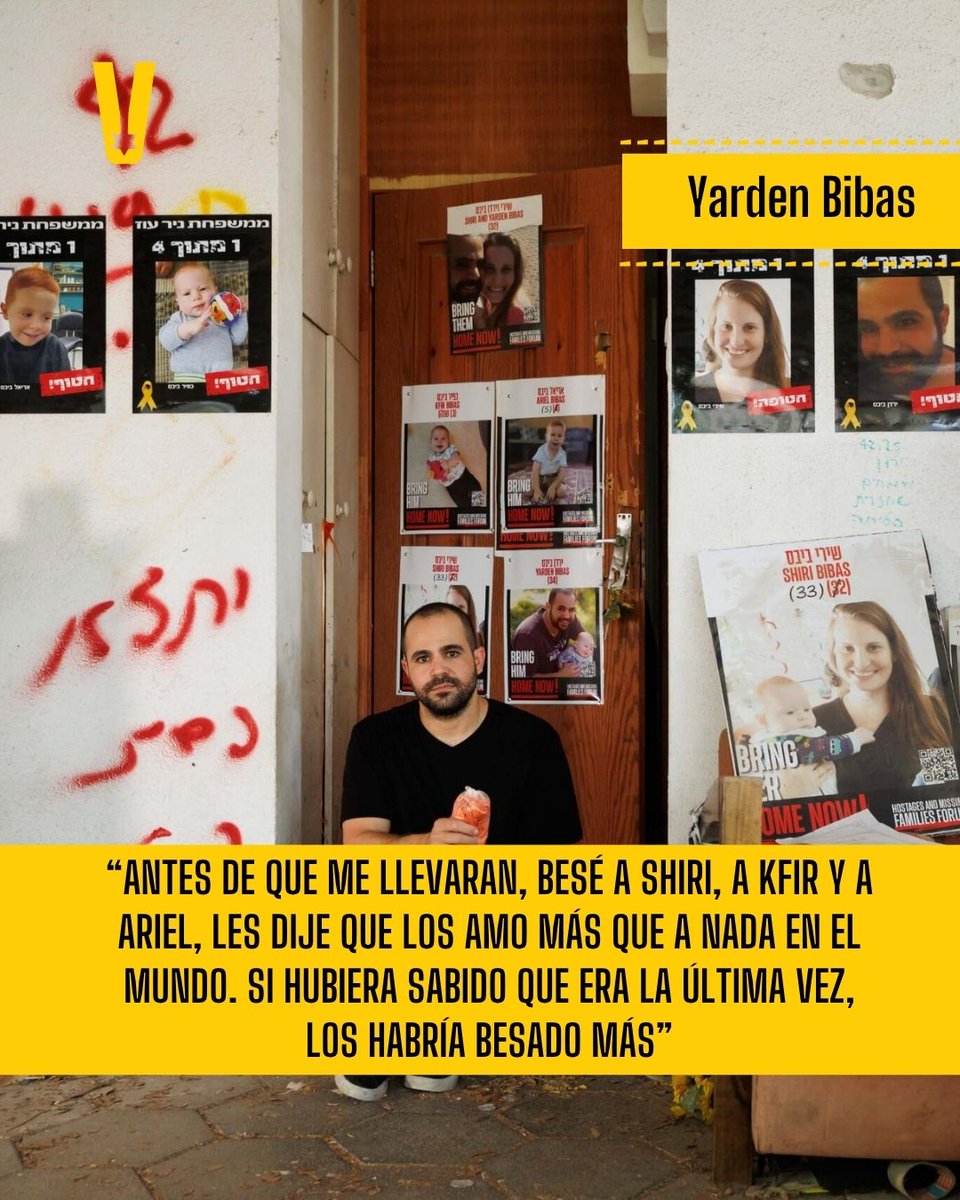 veoisrael's tweet photo. Yarden Bibas comparte sobre los últimos momentos con Shiri, Kfir y Ariel. momentos de amor, esperanza y dolor.
Sobre el vacío que quedó, y sobre la elección de seguir viviendo, incluso en medio del dolor. 💛 https://t.co/KjTeJctXXm