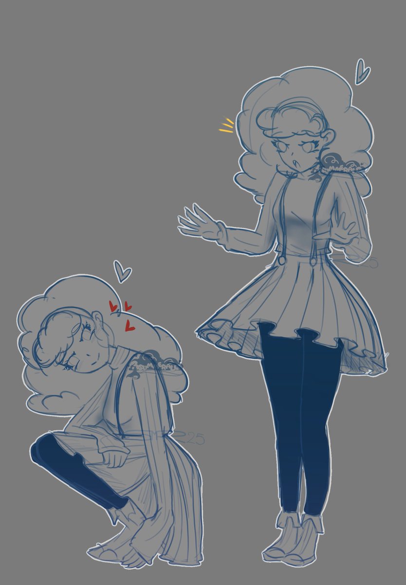 summeralo's tweet photo. Quick sketch…trying outfit on 👗✨
.
#art #procreate #sketching #oc #artist #vgen #procreateart #procreateartists 
#3summer_alo #moot #moots #ArtistOnTwitter #artmoots https://t.co/ke8RCaz2G4