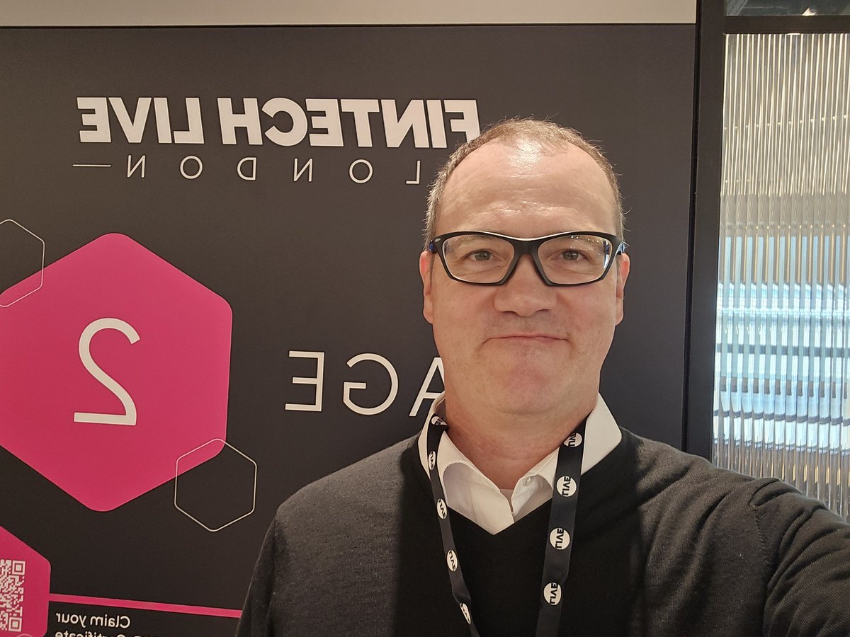 Catching up with the usual suspects at FinTech LIVE London today, hearing about plenty of new ideas and approaches, making new contacts.